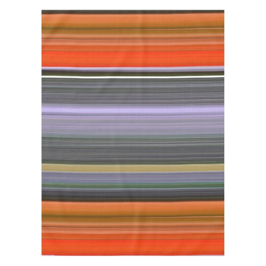 Abstrakte Nummer 1: Orange und Grau Tischdecke (Vorderseite)