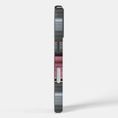 Abstrakte Nummer 1: Rosa und Grau Case-Mate iPhone Hülle (Rückseite / Rechts)