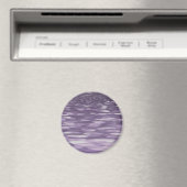 Abstrakte Nummer 1: Ultra Violet Shimmer Magnet (In Situ (Geschirrspüler))