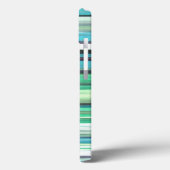 Abstrakte Nummer 2: Aqua Blue Green Blur Case-Mate iPhone Hülle (Rückseite / Links)