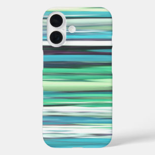 Abstrakte Nummer 2: Aqua Blue Green Blur Case-Mate iPhone 16 Hülle
