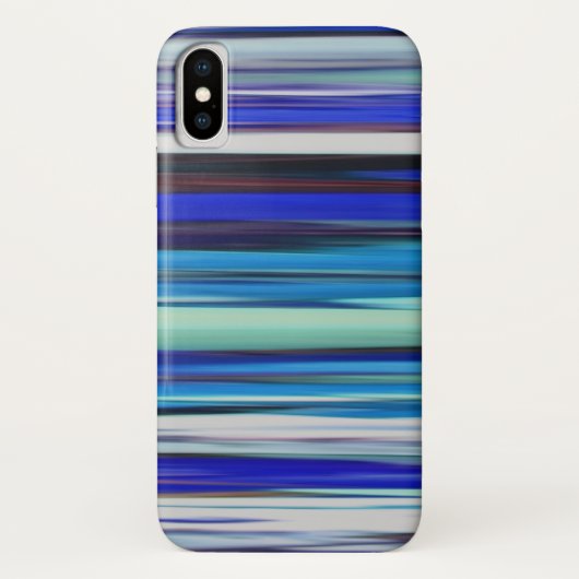 Abstrakte Nummer 2: Blaue Unschärfe Case-Mate iPhone Hülle (Rückseite)