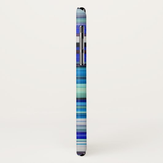 Abstrakte Nummer 2: Blaue Unschärfe Case-Mate iPhone Hülle (Hinten/Links)