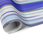 Abstrakte Nummer 2: Blaue Unschärfe Geschenkpapier (Rolleneckpunkt)