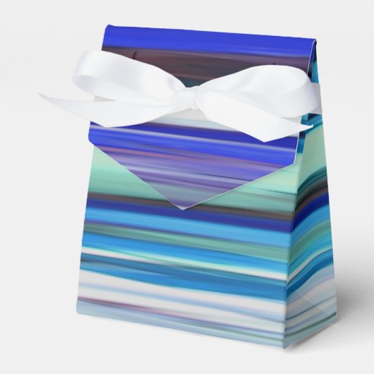 Abstrakte Nummer 2: Blaue Unschärfe Geschenkschachtel (Vorderseite)