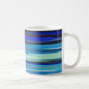 Abstrakte Nummer 2: Blaue Unschärfe Kaffeetasse