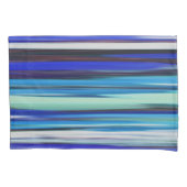 Abstrakte Nummer 2: Blaue Unschärfe Kissenbezug (Vorderseite)