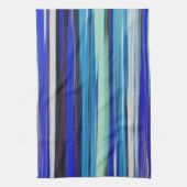Abstrakte Nummer 2: Blaue Unschärfe Küchentuch (Vertikal)