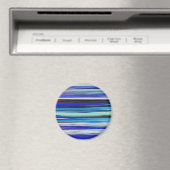 Abstrakte Nummer 2: Blaue Unschärfe Magnet (In Situ (Geschirrspüler))