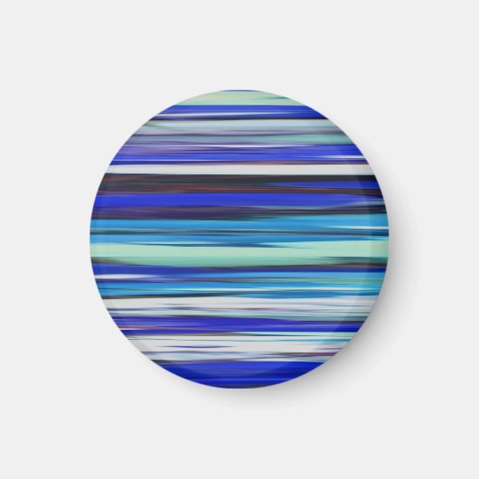 Abstrakte Nummer 2: Blaue Unschärfe Magnet (Vorne)