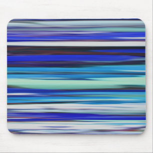 Abstrakte Nummer 2: Blaue Unschärfe Mousepad