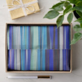 Abstrakte Nummer 2: Blaue Unschärfe Seidenpapier (Geschenk)