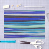 Abstrakte Nummer 2: Blaue Unschärfe Seidenpapier (Handwerk)