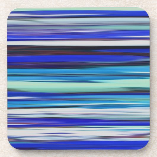 Abstrakte Nummer 2: Blaue Unschärfe Untersetzer (Vorderseite)