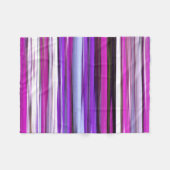 Abstrakte Nummer 2: Lila Unschärfe Fleecedecke (Vorderseite (Horizontal))