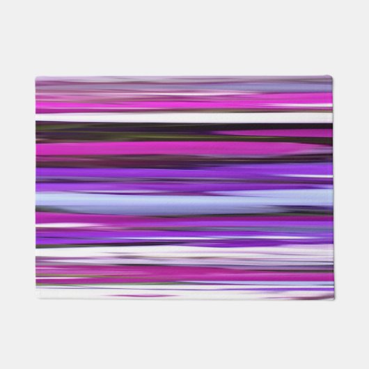 Abstrakte Nummer 2: Lila Unschärfe Fußmatte (Vorderseite)
