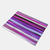 Abstrakte Nummer 2: Lila Unschärfe Fußmatte (Schrägansicht)