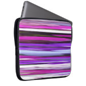 Abstrakte Nummer 2: Lila Unschärfe Laptopschutzhülle (Vorne Rechts)