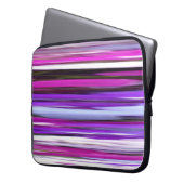 Abstrakte Nummer 2: Lila Unschärfe Laptopschutzhülle (Vorderseite Links)