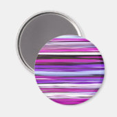 Abstrakte Nummer 2: Lila Unschärfe Magnet (Vorderseite/Rückseite)
