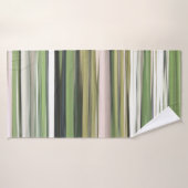 Abstrakte Nummer 2: Olive green verschwur Badehandtuch (Badehandtuch)