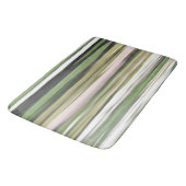 Abstrakte Nummer 2: Olive green verschwur Badematte (Schrägansicht)