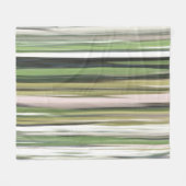 Abstrakte Nummer 2: Olive green verschwur Fleecedecke (Vorderseite (Horizontal))