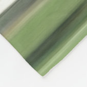 Abstrakte Nummer 2: Olive green verschwur Fleecedecke (Ecke)