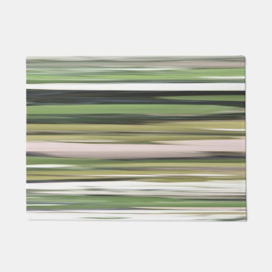 Abstrakte Nummer 2: Olive green verschwur Fußmatte (Vorderseite)