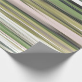 Abstrakte Nummer 2: Olive green verschwur Geschenkpapier (Ecke)