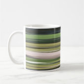 Abstrakte Nummer 2: Olive green verschwur Kaffeetasse (Links)