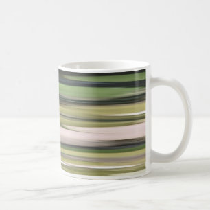 Abstrakte Nummer 2: Olive green verschwur Kaffeetasse