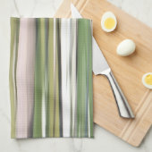 Abstrakte Nummer 2: Olive green verschwur Küchentuch (Viertel Falte)