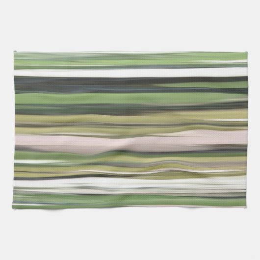 Abstrakte Nummer 2: Olive green verschwur Küchentuch (Horizontal)
