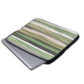 Abstrakte Nummer 2: Olive green verschwur Laptopschutzhülle (Vorne Knopf)