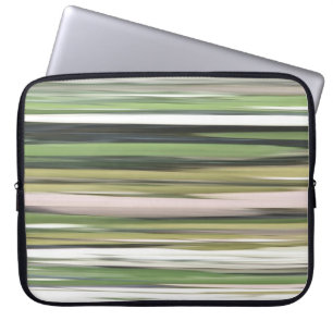 Abstrakte Nummer 2: Olive green verschwur Laptopschutzhülle