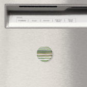 Abstrakte Nummer 2: Olive green verschwur Magnet (In Situ (Geschirrspüler))