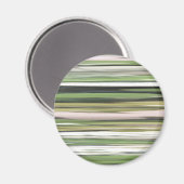 Abstrakte Nummer 2: Olive green verschwur Magnet (Vorderseite/Rückseite)