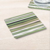 Abstrakte Nummer 2: Olive green verschwur Rechteckiger Pappuntersetzer (angewinkelt)