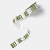 Abstrakte Nummer 2: Olive green verschwur Satinband (Rückseite)