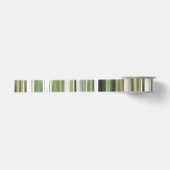 Abstrakte Nummer 2: Olive green verschwur Satinband (Vorderseite)