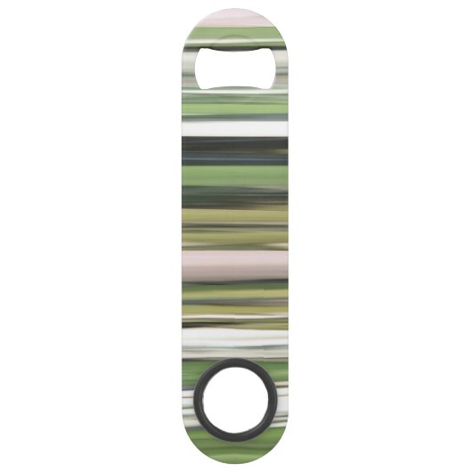 Abstrakte Nummer 2: Olive green verschwur Speed Flaschenöffner (Rückseite)