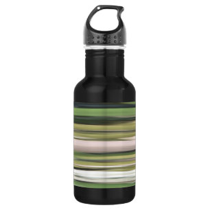 Abstrakte Nummer 2: Olive green verschwur Trinkflasche