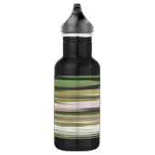 Abstrakte Nummer 2: Olive green verschwur Trinkflasche (Rechts)