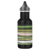 Abstrakte Nummer 2: Olive green verschwur Trinkflasche (Links)