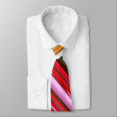 Abstrakte Nummer 2: Orangefarbene Blase Krawatte (Gebunden)