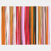 Abstrakte Nummer 2: Orangefarbene Unschärfe Fleecedecke (Vorderseite (Horizontal))