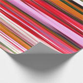 Abstrakte Nummer 2: Orangefarbene Unschärfe Geschenkpapier (Ecke)