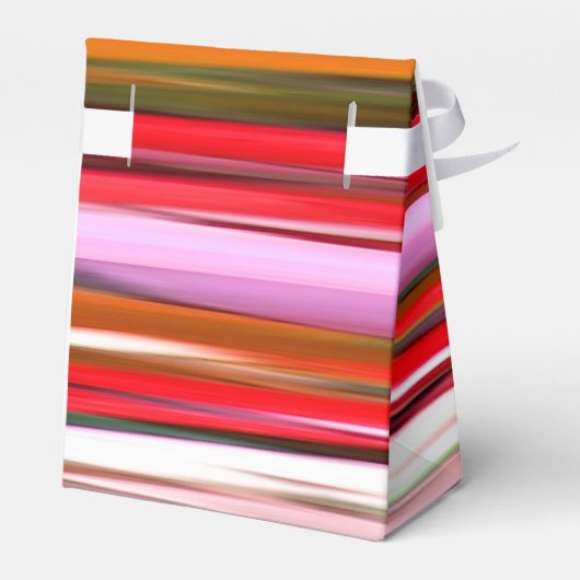 Abstrakte Nummer 2: Orangefarbene Unschärfe Geschenkschachtel (Rückseite)