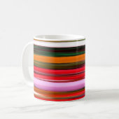 Abstrakte Nummer 2: Orangefarbene Unschärfe Kaffeetasse (Vorderseite Links)